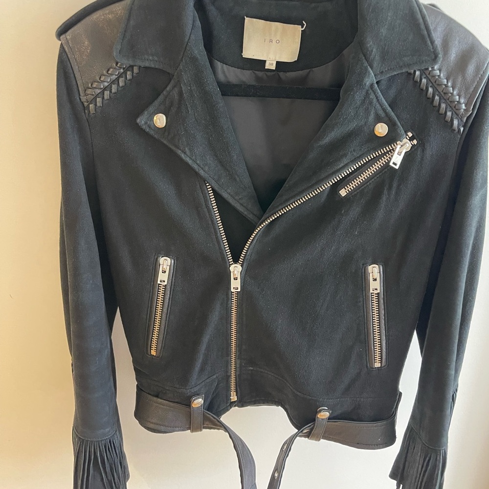 Iro black leather jacket - Picture 8 of 8